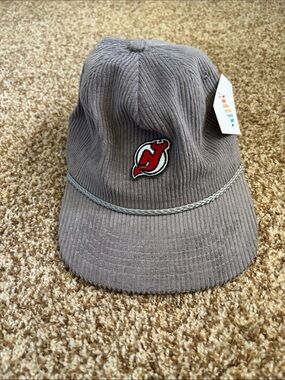 NWT || Snag || Unisex Corduroy New Jersey Devils Hockey Hat